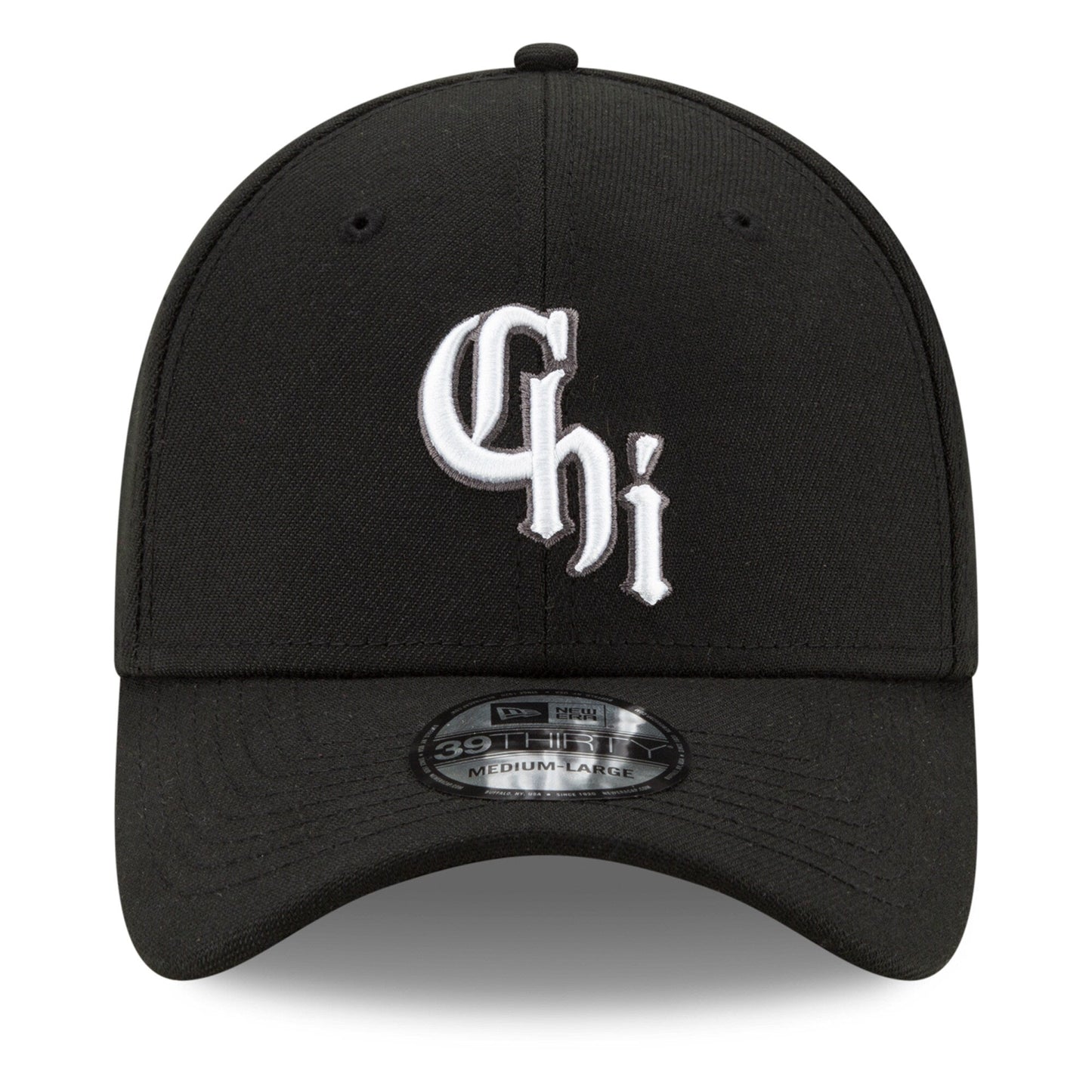 Men s Chicago White Sox New Era Black City Connect 39THIRTY Flex Hat Official Team Hat Sports Fan Cap Official MLB Team Hat Baseball Fan Cap