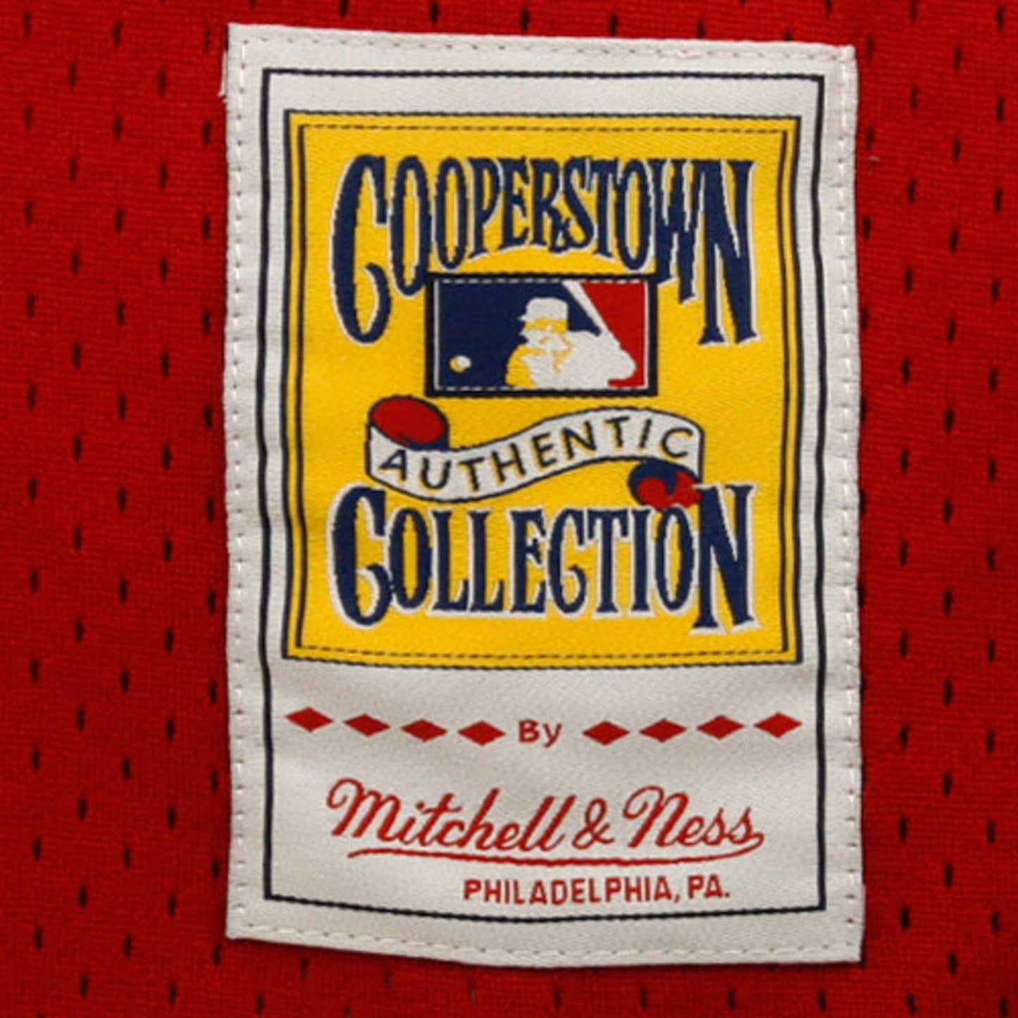 Men s Cincinnati Reds Johnny Bench Mitchell And Ness Red 1983 Authentic Cooperstown Collection Mesh Batting Practice Jersey Official Team Jersey Sport