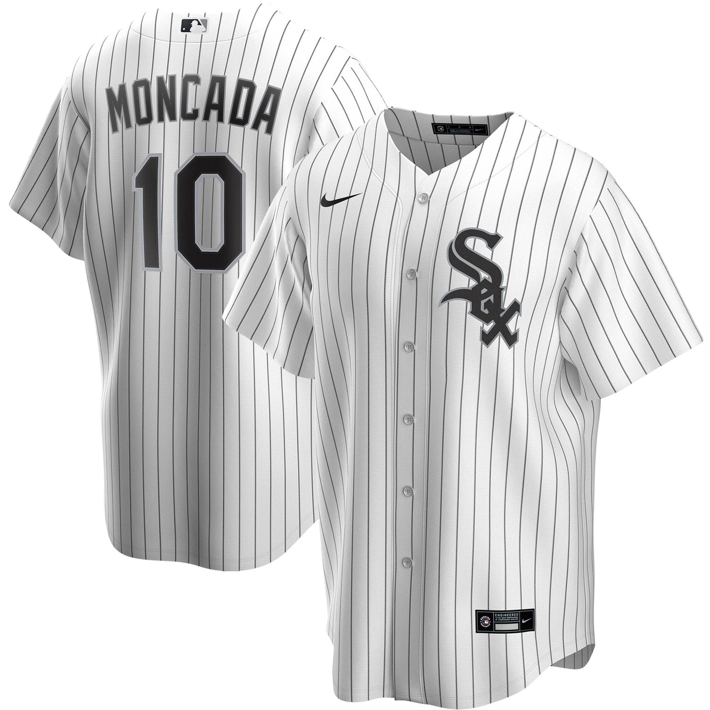 NIKE Men s Yoan Moncada Chicago White Sox White Home Replica Jersey Official Team Jersey Sports Fan Apparel Official MLB Team Apparel Baseball Fan Gea