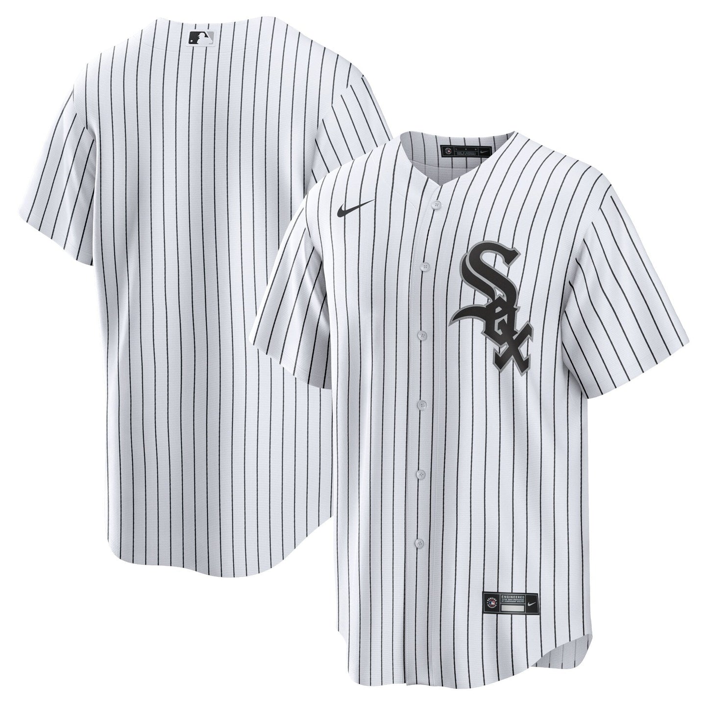 NIKE Men s Chicago White Sox White Home Blank Replica Jersey Official Team Jersey Sports Fan Apparel Official MLB Team Apparel Baseball Fan Gear